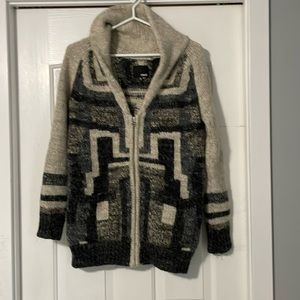 Wilfred free part wool zip sweater